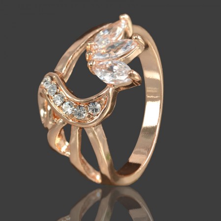 Позолоченное кольцо Fallon 8323100 фото | Brulik