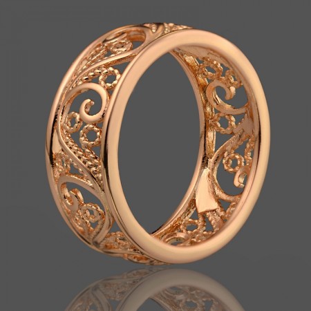 Кольцо позолоченное  XP 1069 фото | Brulik