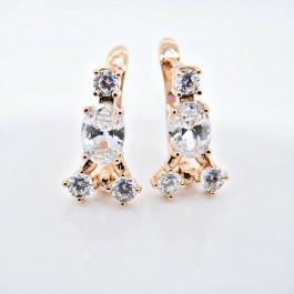 Дизайнерские серьги 25124 - белый