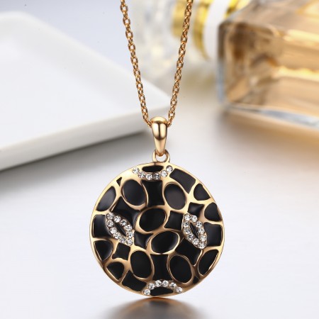 Позолоченная цепочка с кулоном Italina 75933004 фото | Brulik