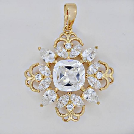 Невероятный кулон 31252-белый фото | Brulik