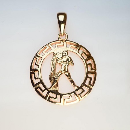 Позолоченный кулон Fallon 86100046-водолей фото | Brulik