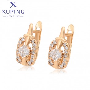 Позолочені сережки Xuping X000954143 фото | Brulik