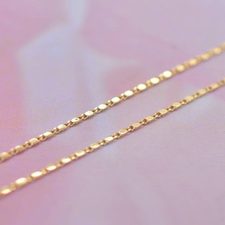 Позолоченная цепочка 18К 10-4176 фото | Brulik