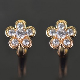 Позолоченные серьги XP 96405- белый