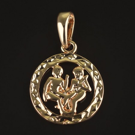 Позолоченный кулон  Fallon 86100130-близнецы фото | Brulik