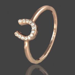 Позолоченное кольцо Fallon 83201886