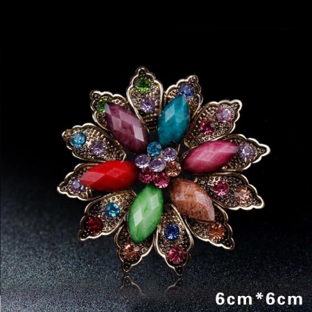 Брошь  8189-мультиколор фото | Brulik