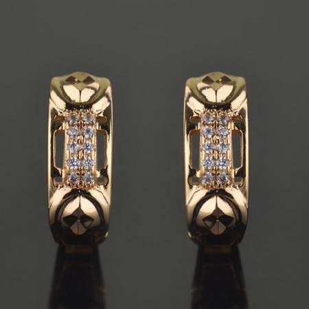 Позолоченные серьги  XP 2967 фото | Brulik