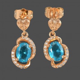 Позолоченные серьги  Xuping 2834