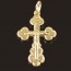 Позолочений хрестик  Fallon 86100007 фото | Brulik