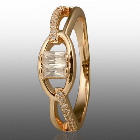 Позолочена каблучка Xuping 10960 фото | Brulik