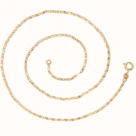 Отменная цепочка в позолоте 42565 фото | Brulik