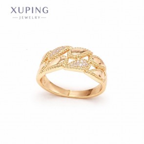 Позолочена каблучка  Xuping 10947 фото | Brulik