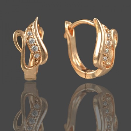 Позолоченные серьги  XP 20141 фото | Brulik