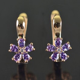 Позолоченные серьги  XP 9241