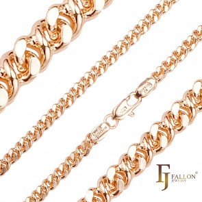 Позолочений ланцюжок Fallon 84100298-60 фото | Brulik