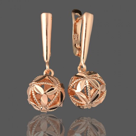 Позолоченные серьги Fallon 82100510 фото | Brulik