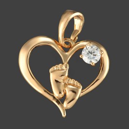  Позолоченный кулон 