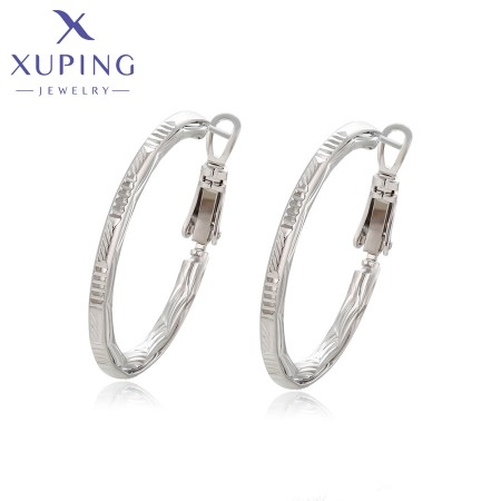 Сережки кільця Xuping X001005349 фото | Brulik