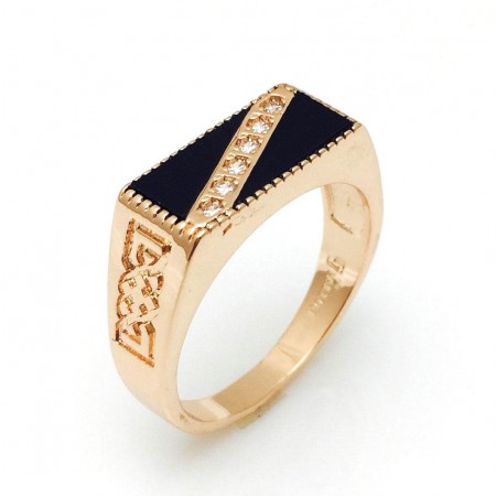 Позолоченный перстень Fallon 83210061 фото | Brulik