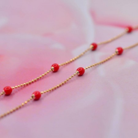 Позолоченные цепочки 18К 10-4160 фото | Brulik