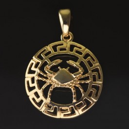 Позолоченный кулон Fallon 86100054-рак