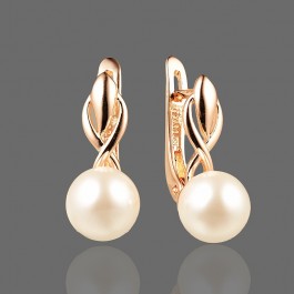 Позолочені сережки Fallon 82202531