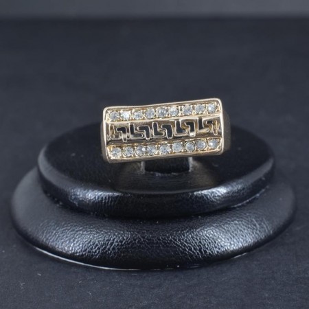 Позолоченное кольцо Fallon 8320408 фото | Brulik