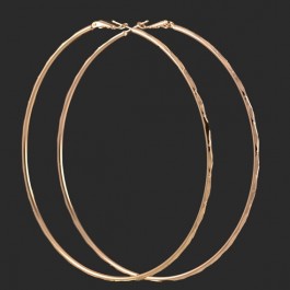 Позолоченные серьги-кольца  Xuping  2842