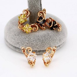 Изумительные сережки 26584-синий