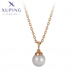 Позолочений ланцюжок з перлинкою Xuping A00920054