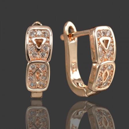 Позолоченные серьги Fallon 8224569 фото | Brulik