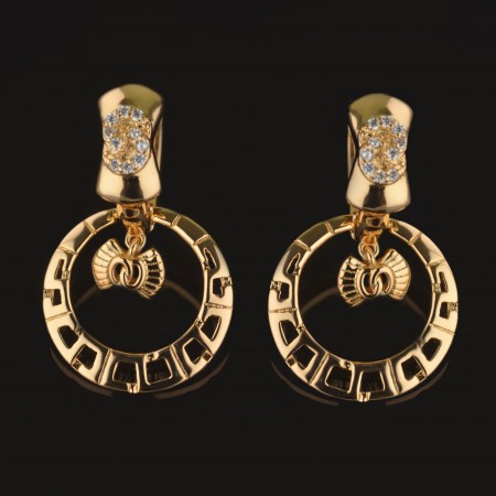 Позолоченные серьги  XP 9321 фото | Brulik