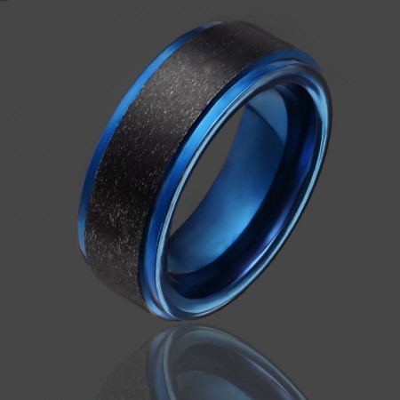 Черное стальное кольцо 120 фото | Brulik