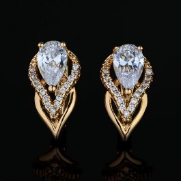 Позолоченные серьги 2553