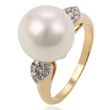 Женственное кольцо в позолоте13888 фото | Brulik