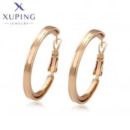 Позолочені сережки кільця Xuping X001017877