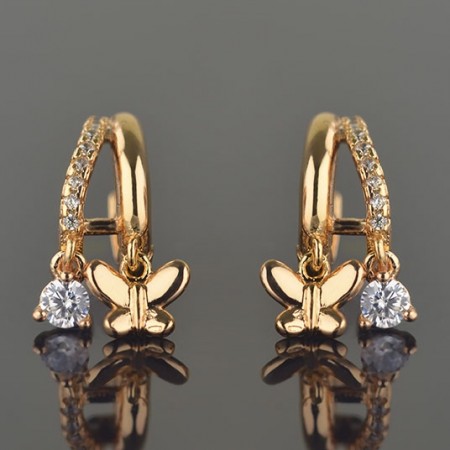 Позолоченные серьги XP 2051 фото | Brulik