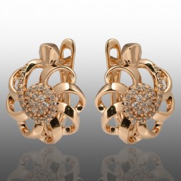Позолочені сережки Xuping 24648