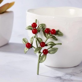 Брошь позолоченная 8739 