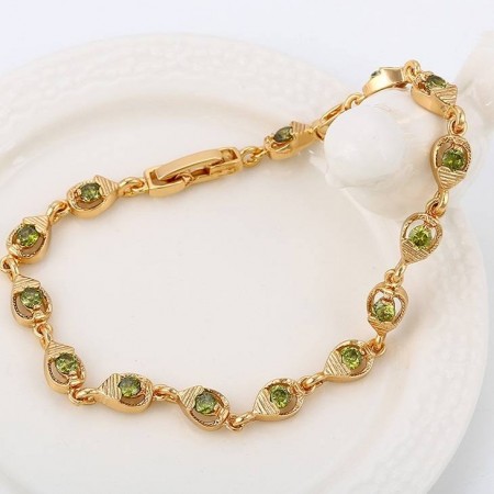 Прелестный браслет оптом 74268-зеленый фото | Brulik