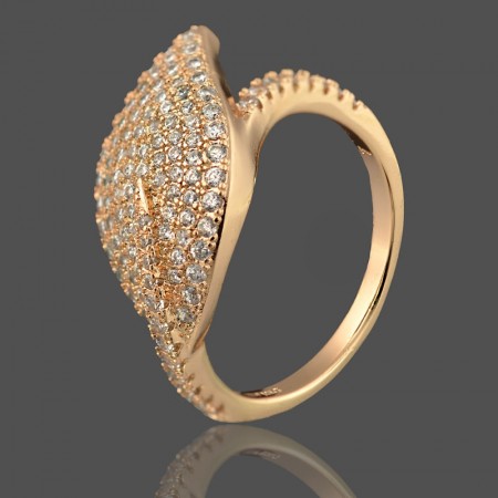 Позолоченное кольцо Xuping  12112 фото | Brulik