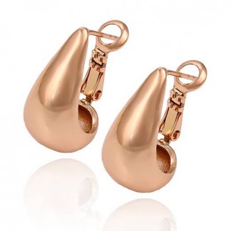 Серьги "Gold drops" 29229 фото | Brulik