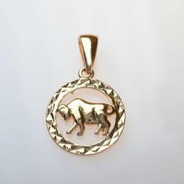 Позолоченный кулон с фианитами Fallon 8613203-телец