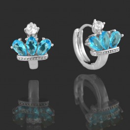 Серьги XP 9743-голубой