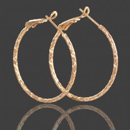 Позолоченные серьги -кольца Xuping 254