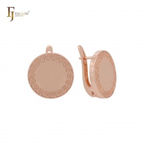 Позолочені сережки  Fallon 82130039 фото | Brulik