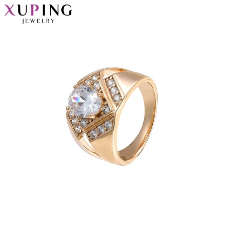 Позолоченное кольцо Xuping 16618 фото | Brulik