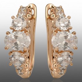 Позолочені сережки Xuping 24349